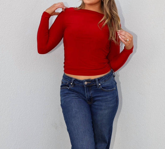 Celeste Open Back Cowl Top