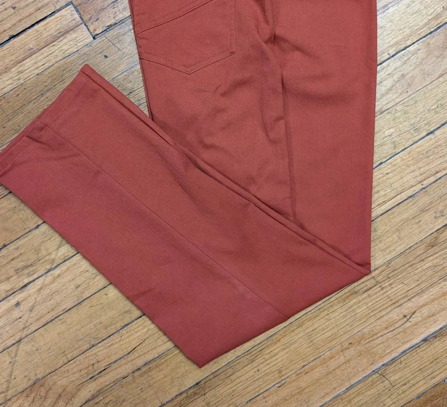 Vintage Pull-On Hose mit mittlerer Leibhöhe