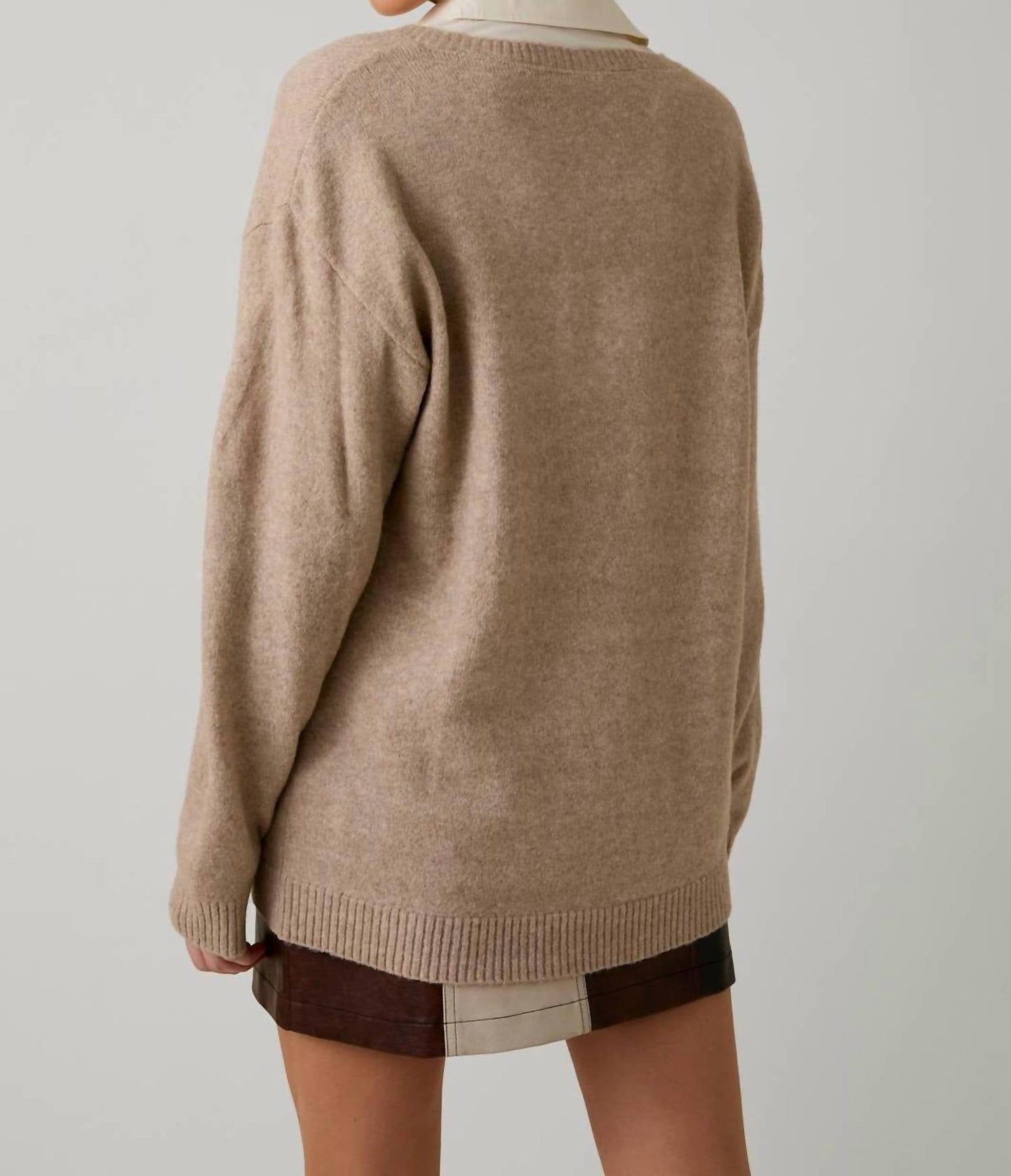 Layered Pull Over Sweater Top