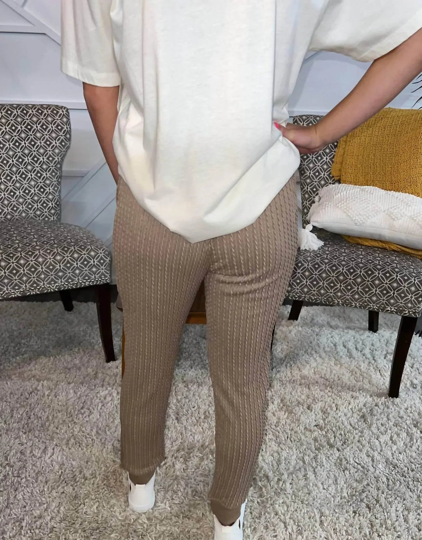 Gerippte Kylie Jogginghose für Damen