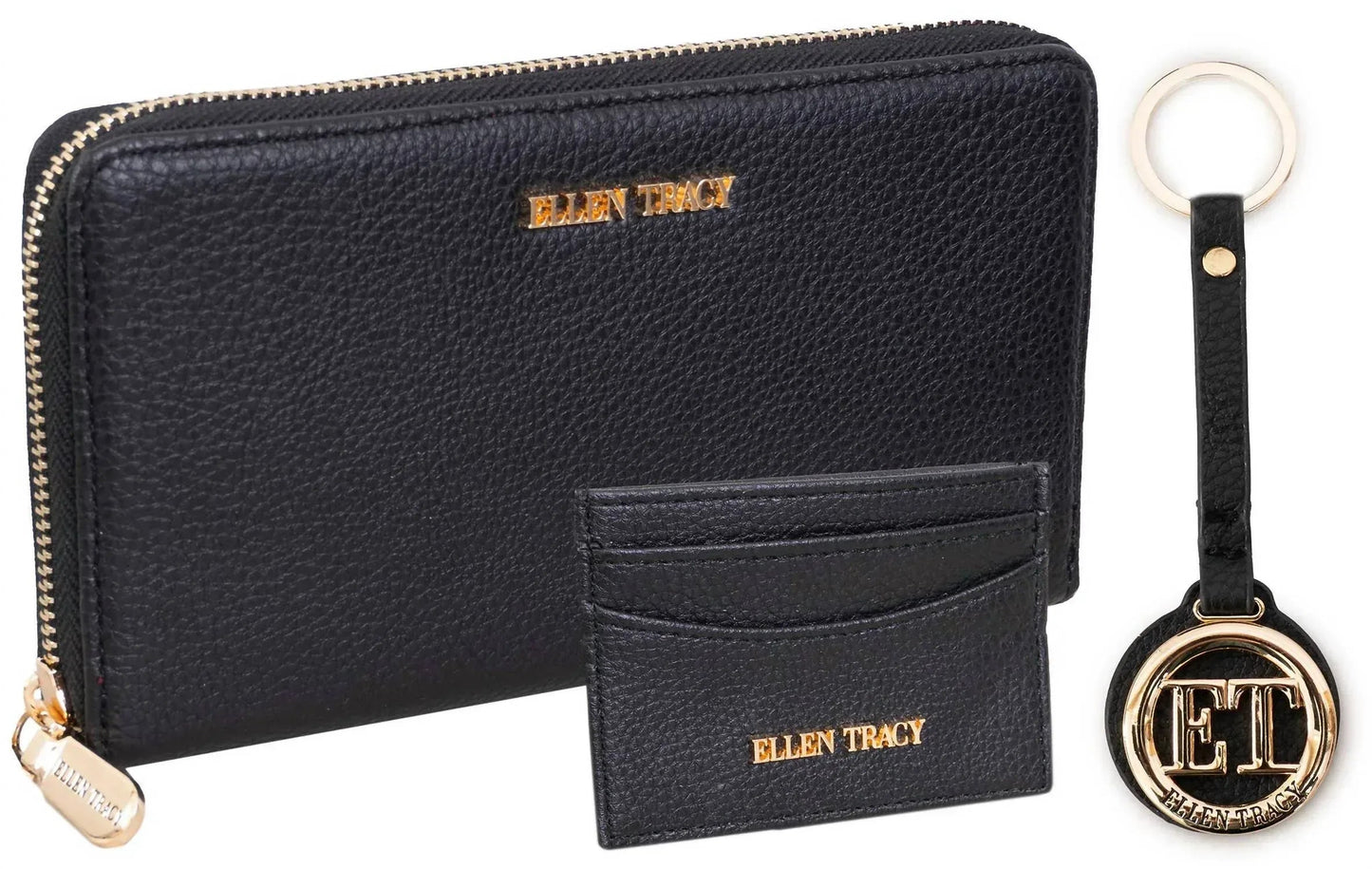 3-teiliges Damen-Geschenkset: Geldbörse, Ausweishülle und Schlüsselanhänger in Geschenkbox