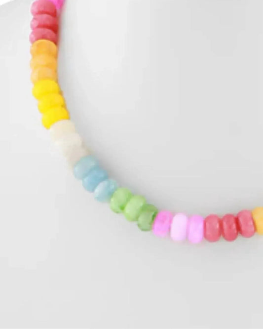 Women's Pastel Stone Necklace