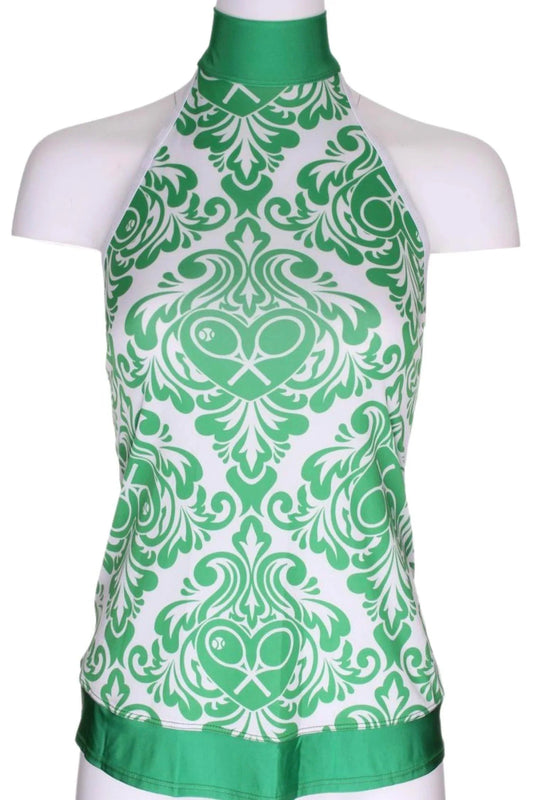 Women's Heart Halter Tennis Top