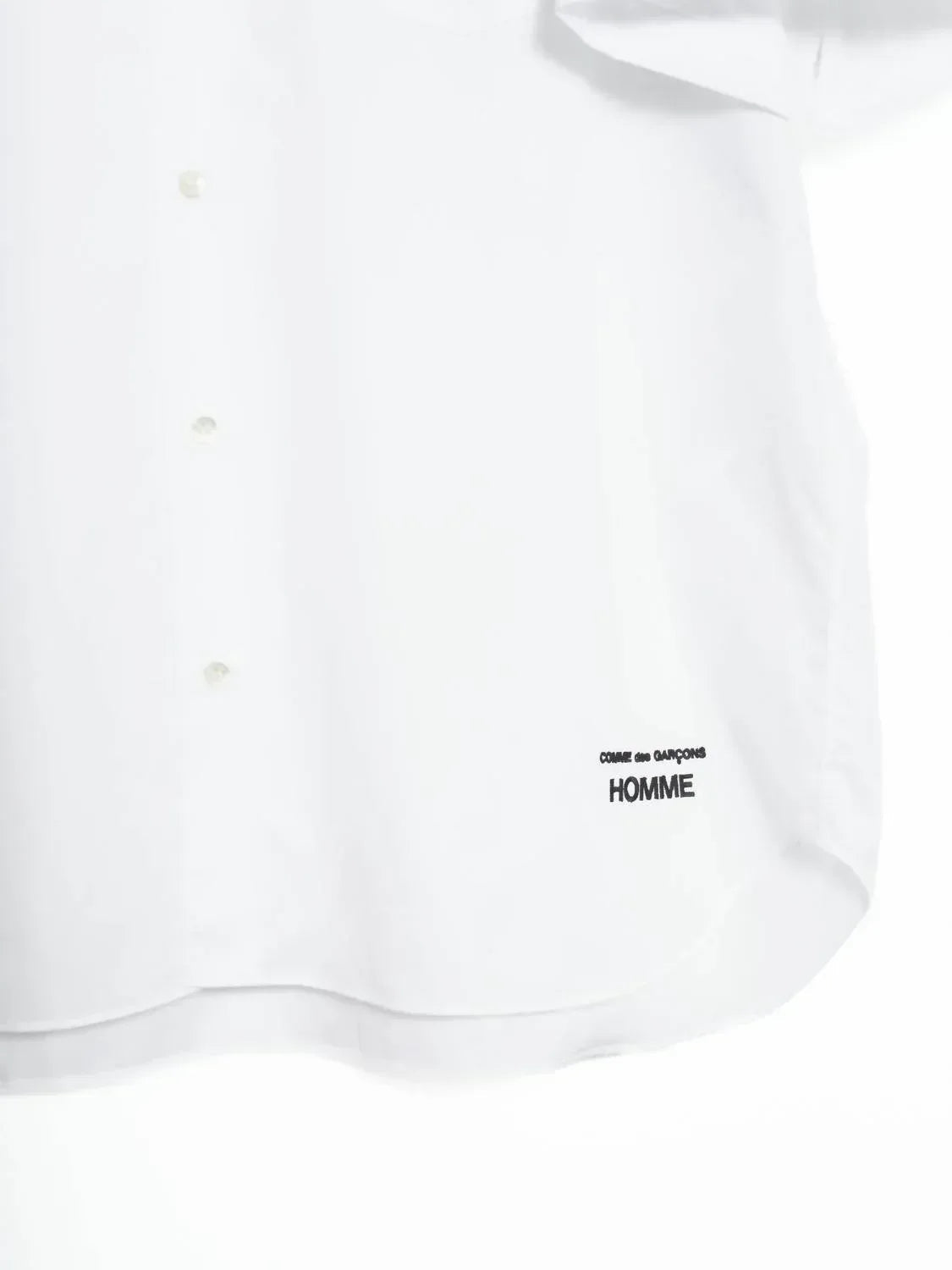 Men's Short Sleeve Embroidered Logo Button Down Shirt