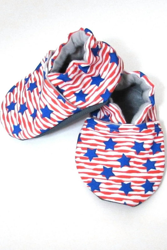 Baby Stars And Stripes Canvas Shoes