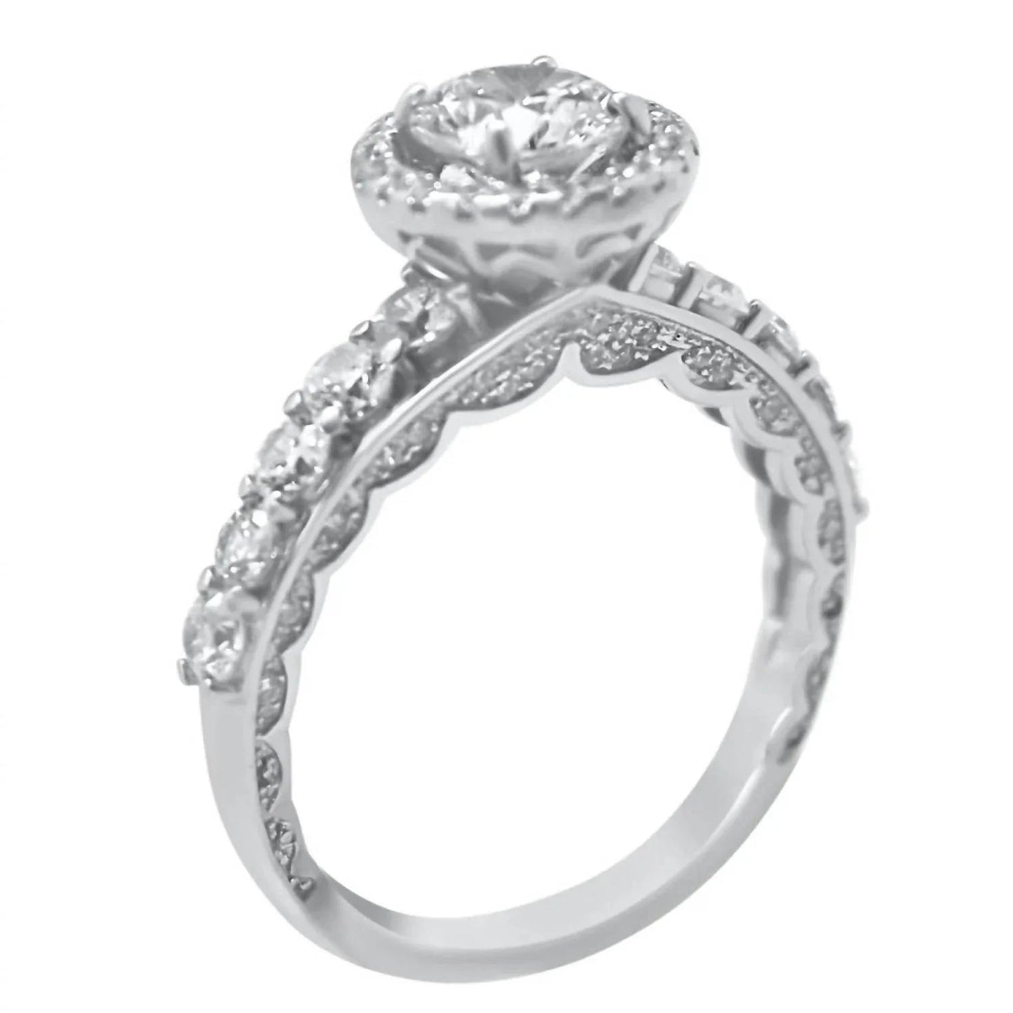 Women's 1.2ct Moissanite Engagement Ring