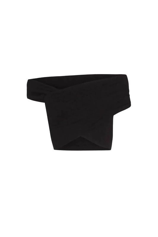 Damen Candy Leinen Crop Top