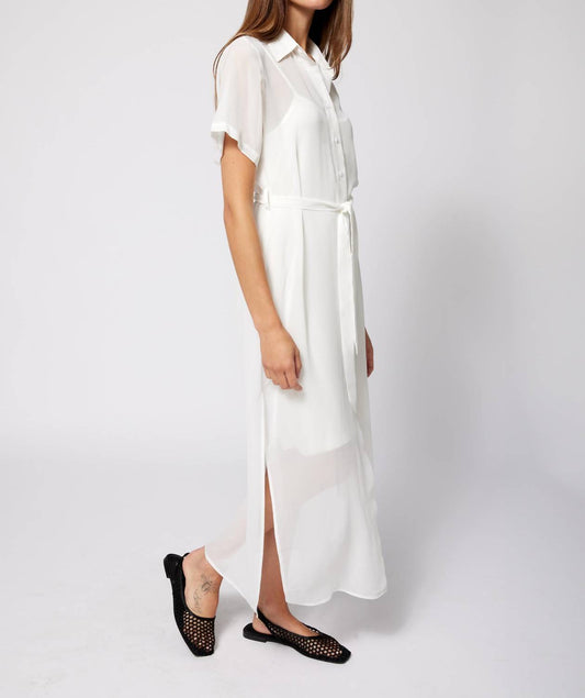 Chiffon Shirt Dress
