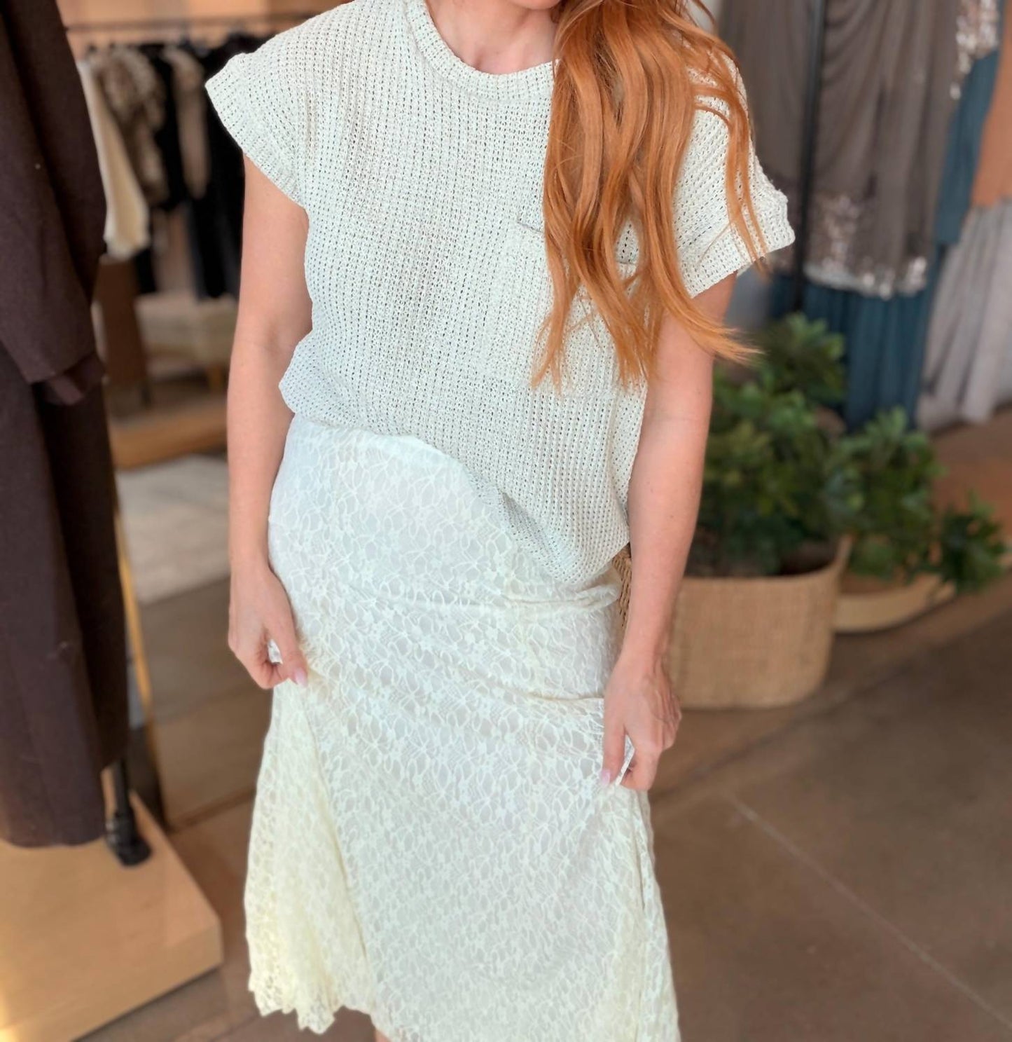 Lace Maxi Skirt