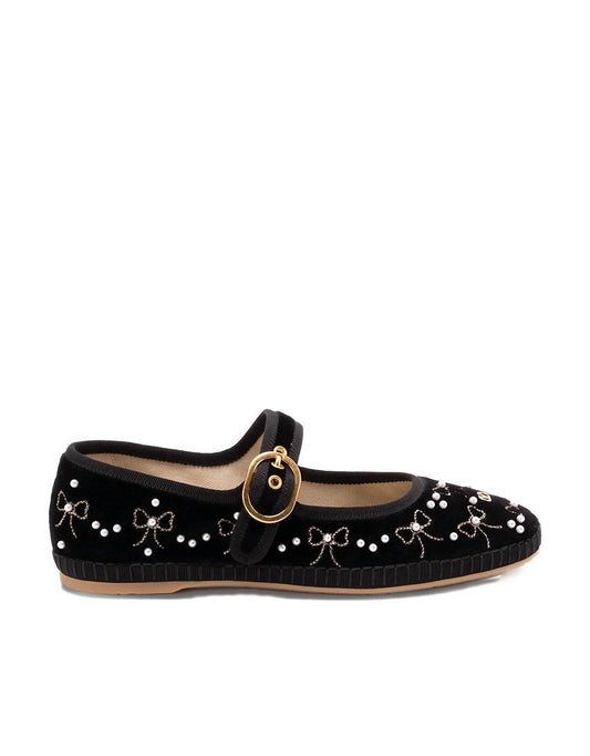 Women's Vlogo Bow-embellished Ballet Flats
