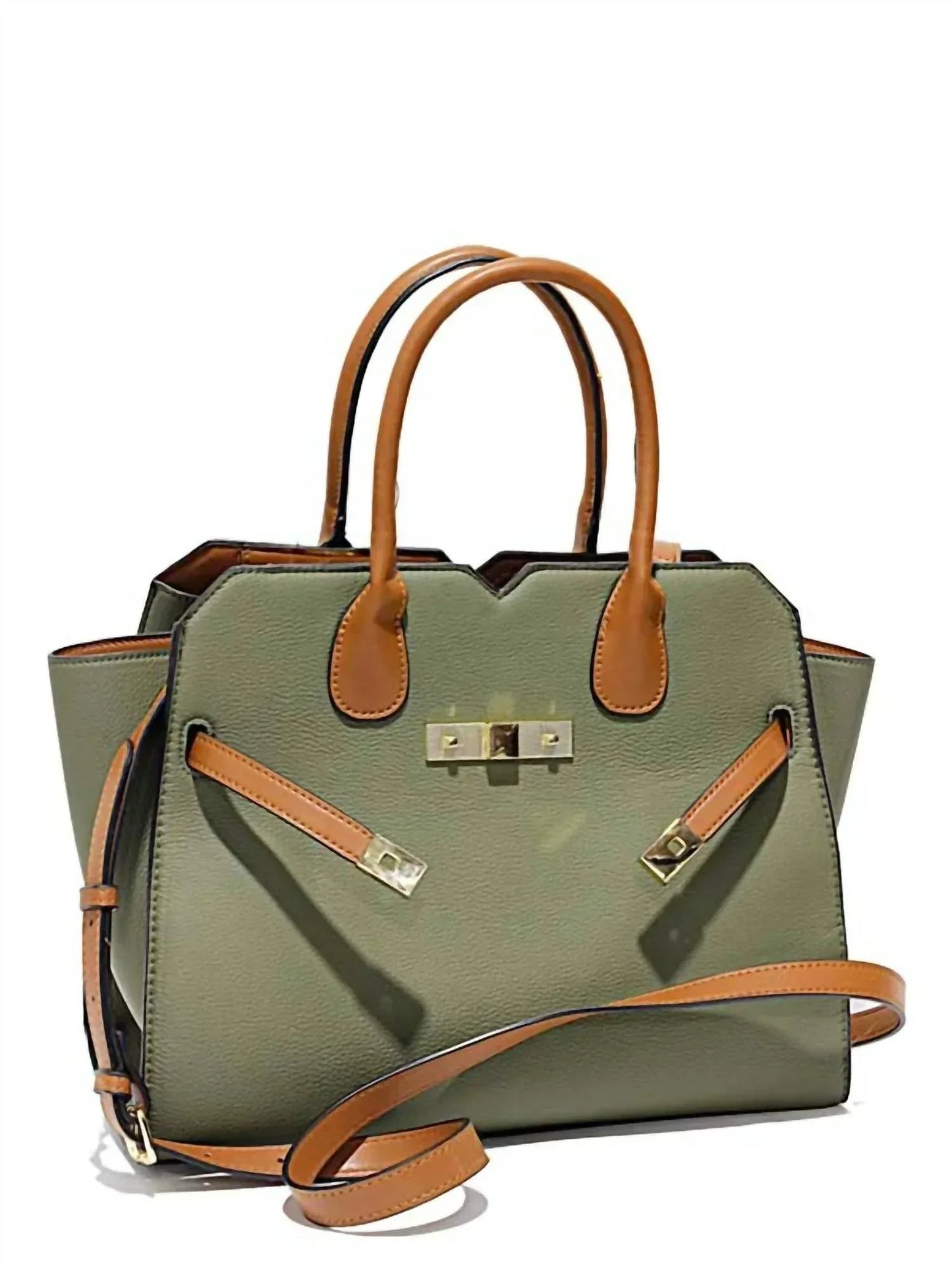 Damen-Satchel Bag „Angelica“ aus veganem Leder