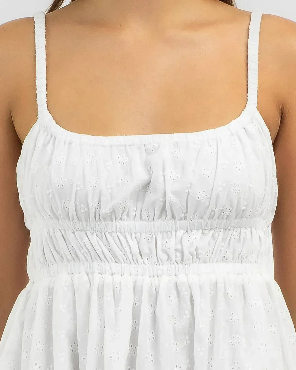 Fae Broderie Mini Dress