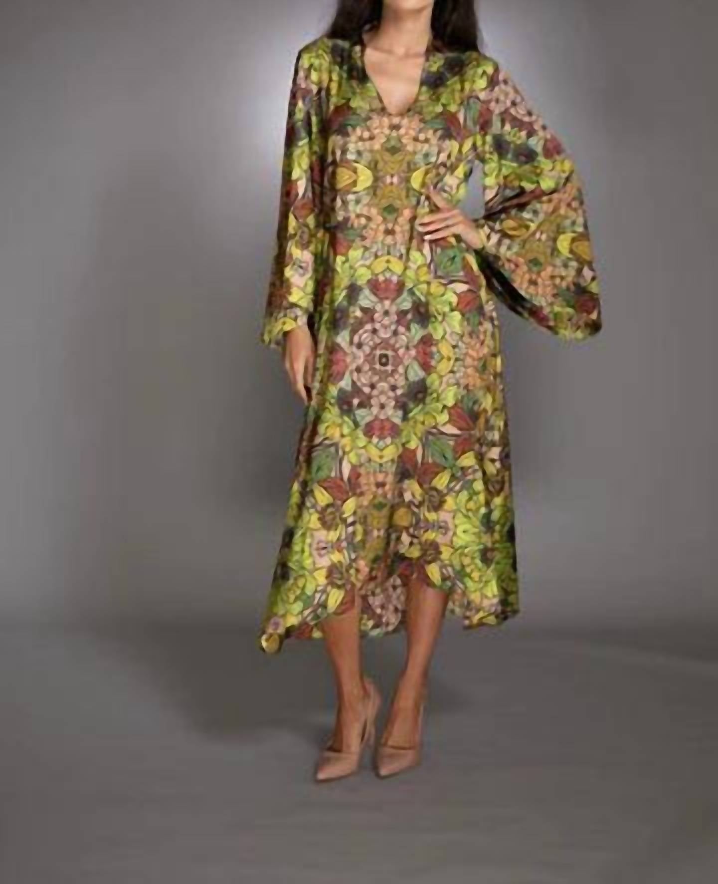 Florales Vokuhila-Kleid