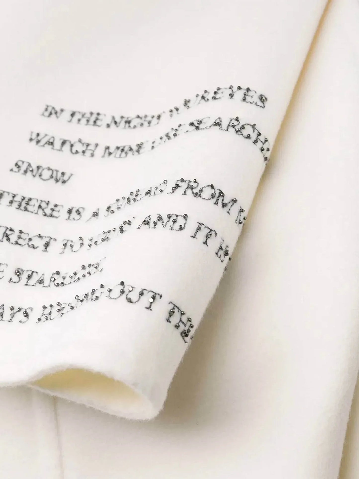 Women's Poem Detail Single Breasted Coat