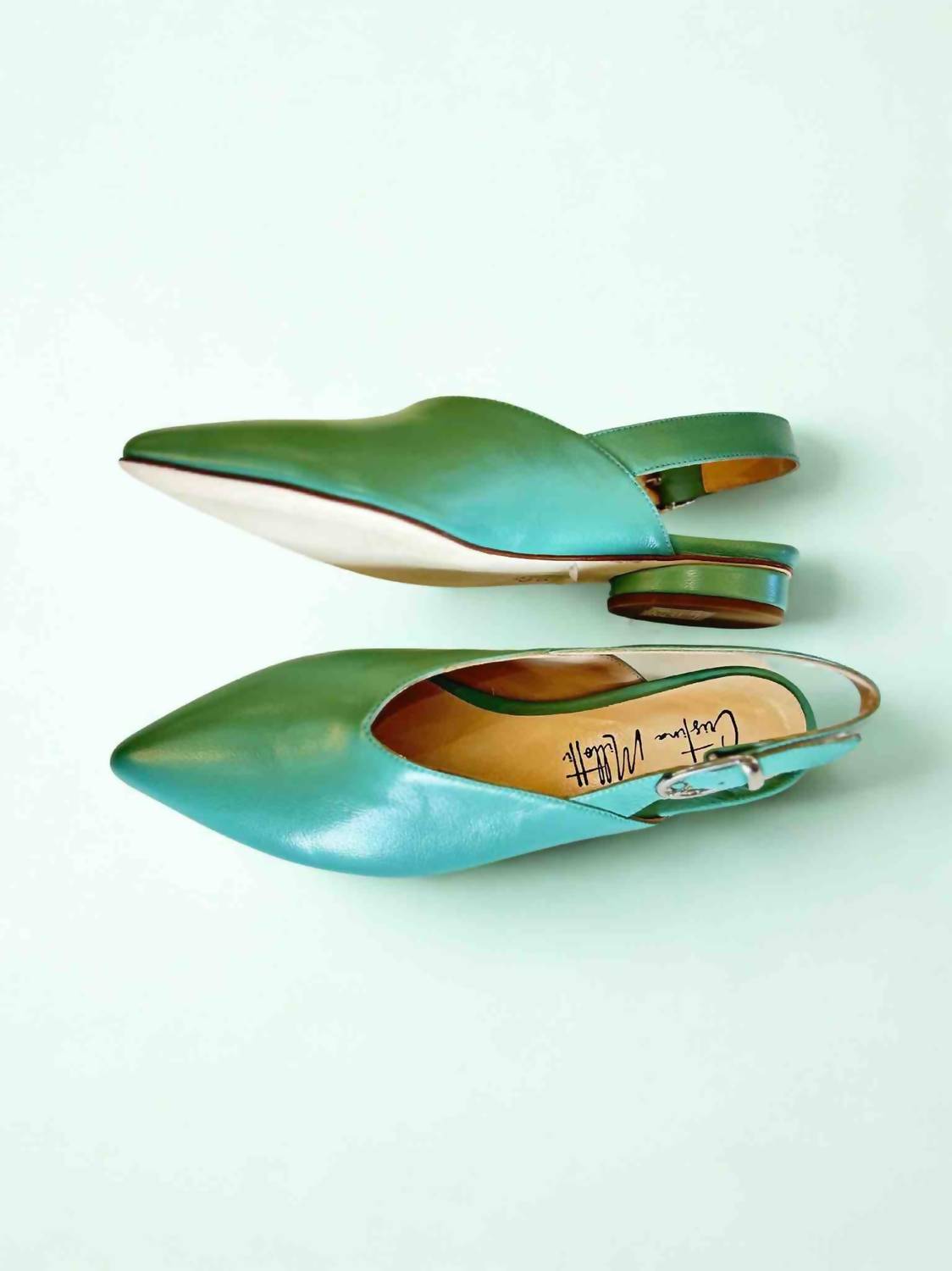 Women's Ametista Leather Slingback Sandal
