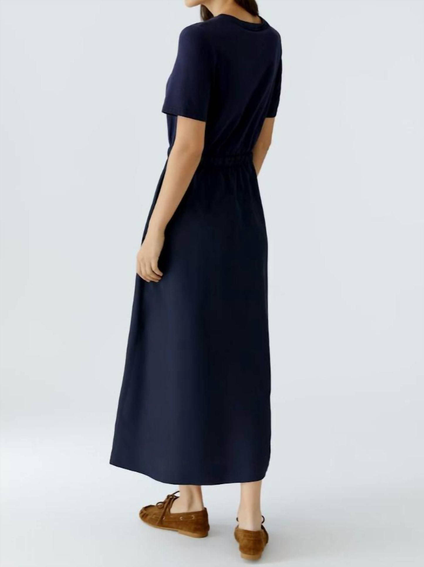 Short Sleeve Midi Dress