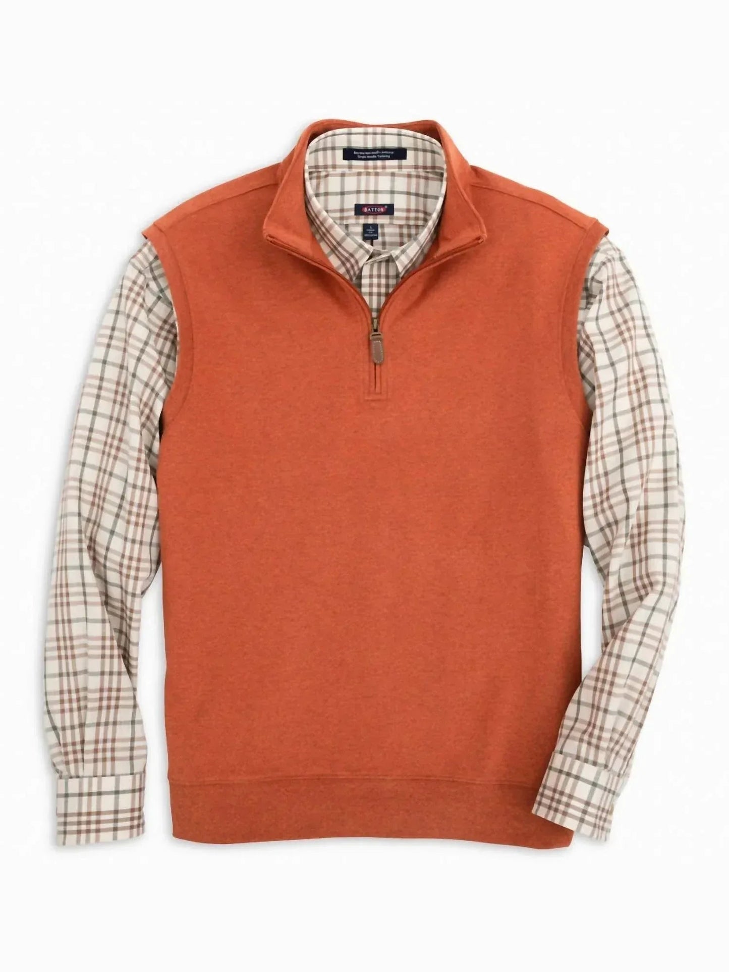 Men's Quarter Zip Sweater Vest