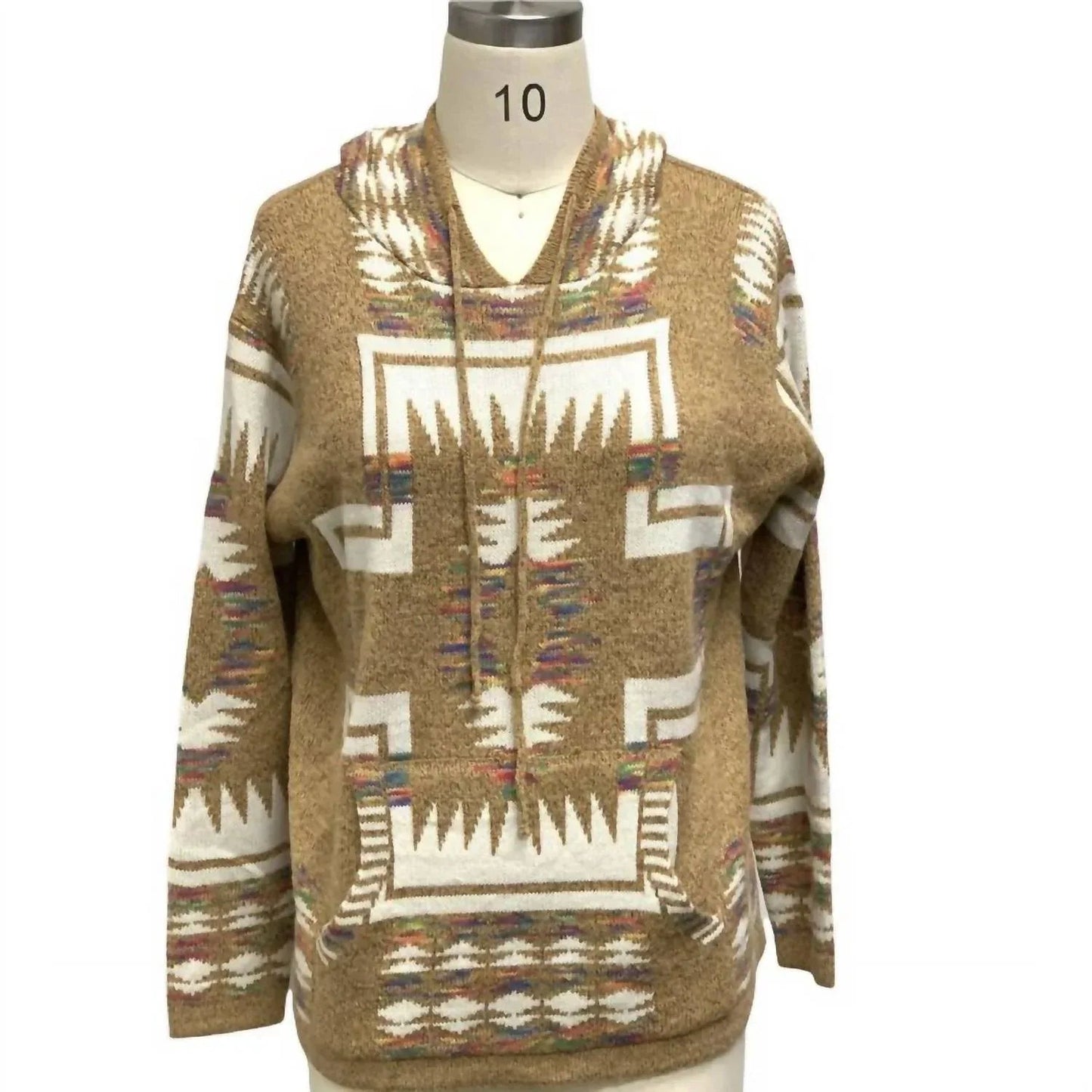 Azteken-Kapuzenpullover für Damen