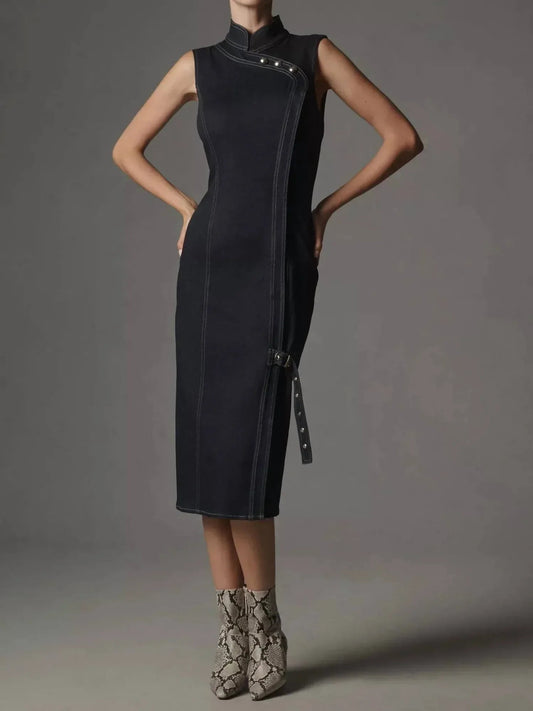 Denim Midi Dress