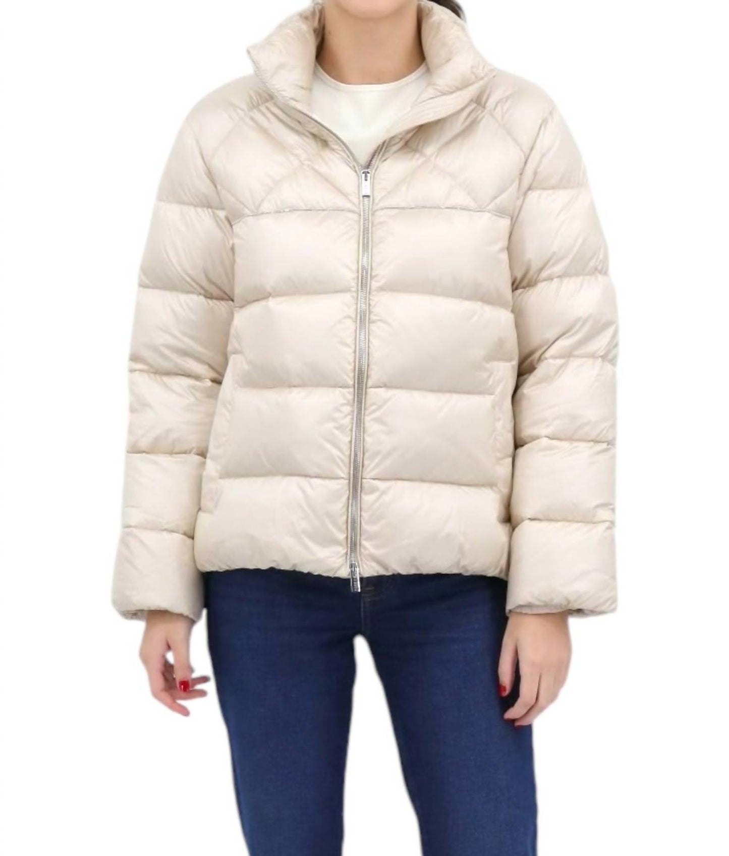 Gesteppte Nylonjacke