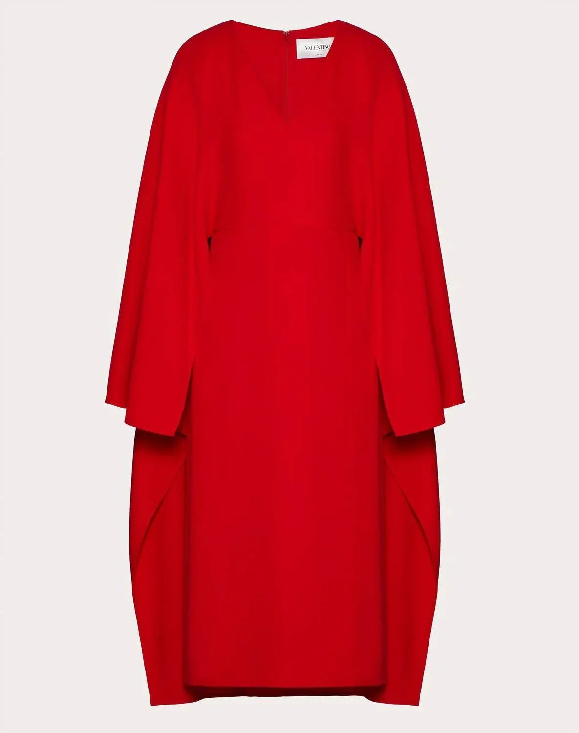 Cady-Seidenkleid mit Cape