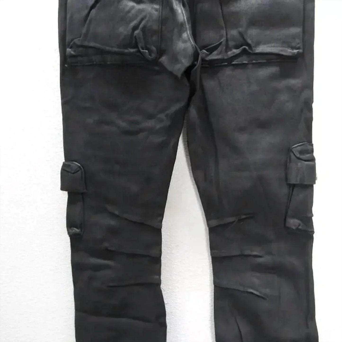 Beschichtete Cargo-Jeans für Herren