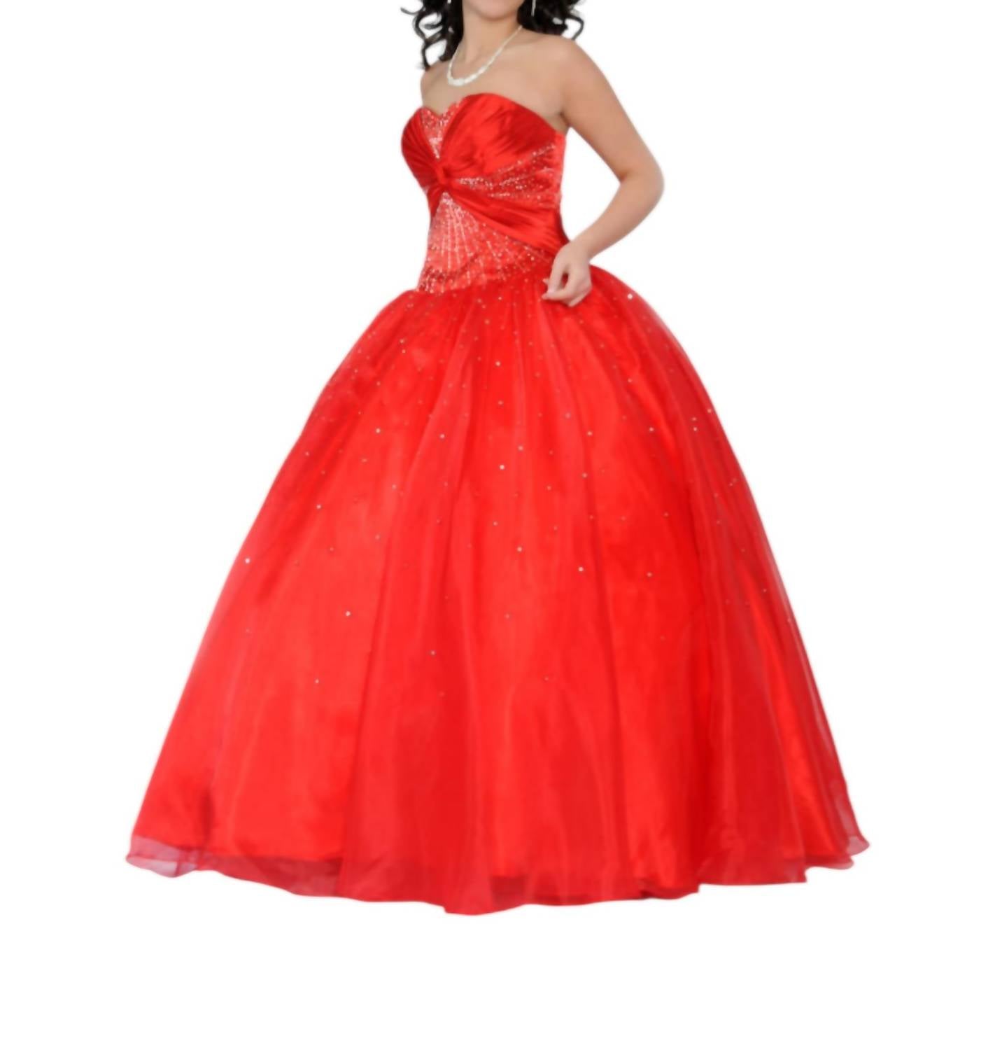Lustrous Sweetheart A-line Ball Gown
