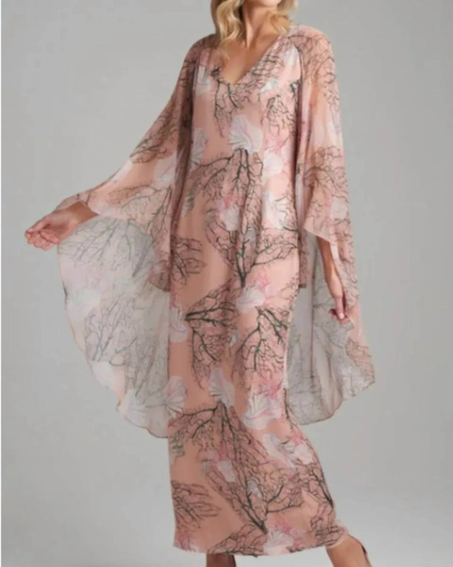 Angelina Silk Maxi Dress