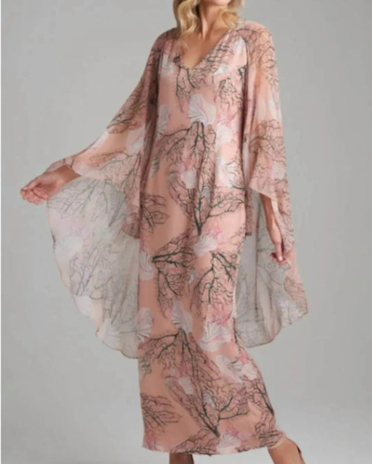 Angelina Silk Maxi Dress