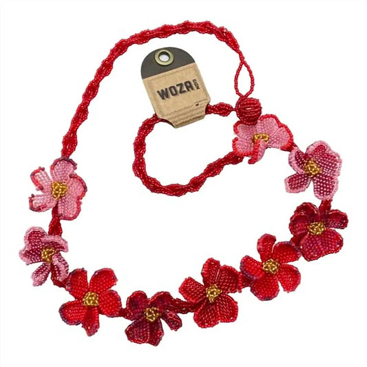 Women's Tiny Hand Beaded Necklace