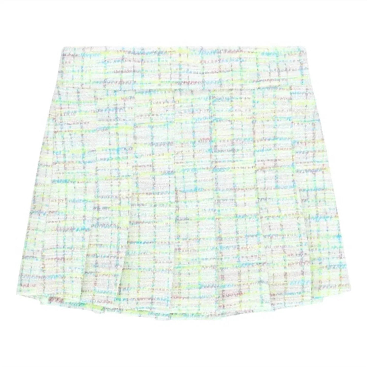 Tennisrock aus Tweed für Mädchen