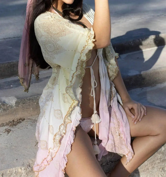 Women's Shimmery Ombre Coverup