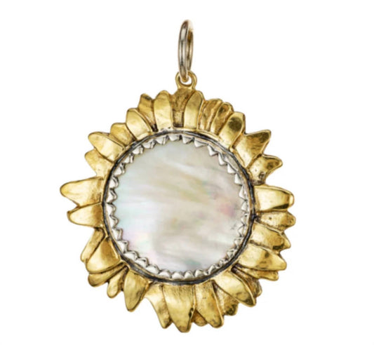 Women's Moon Daisy Pendant