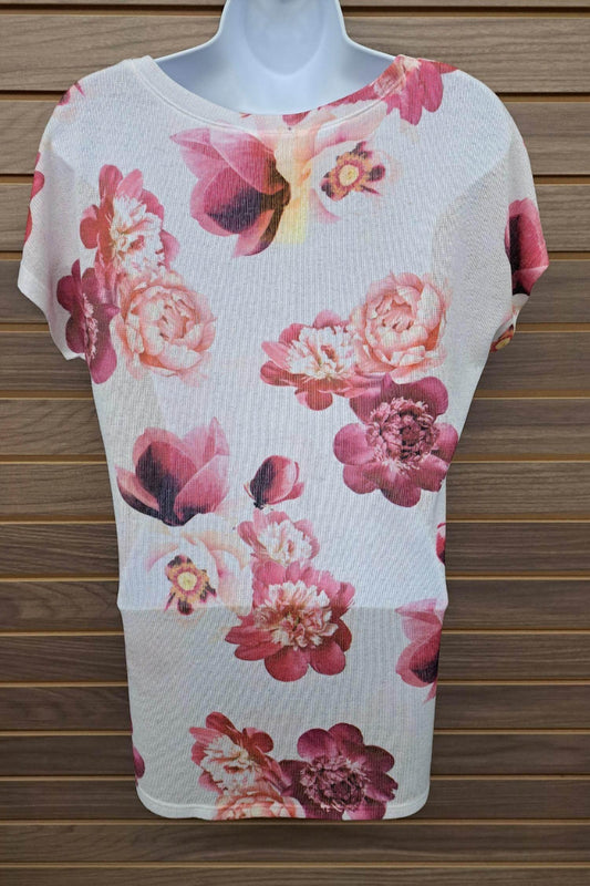 Women's Light Floral Short Sleeve
