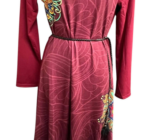 Women's Belted Beauty Jersey Dress