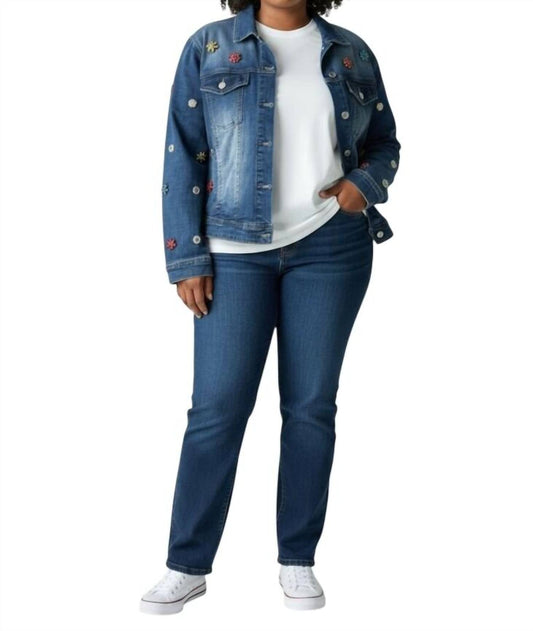 Back To Cool Jeweled Denim Jacket