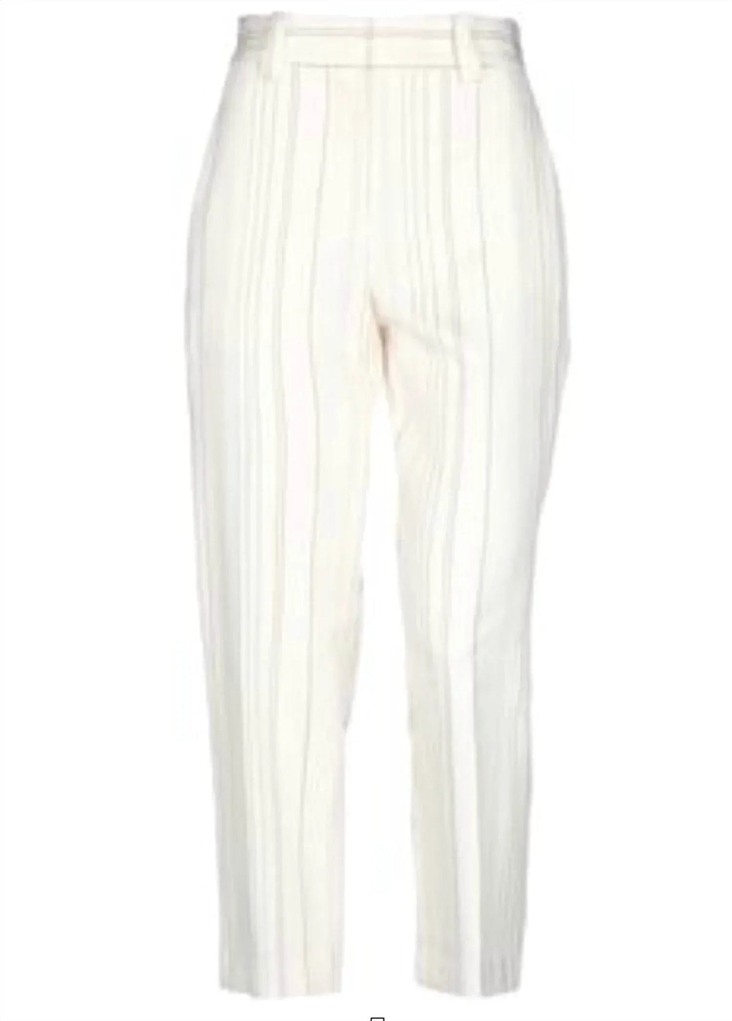 Damen-Hose aus Webstoff, schmal zulaufend