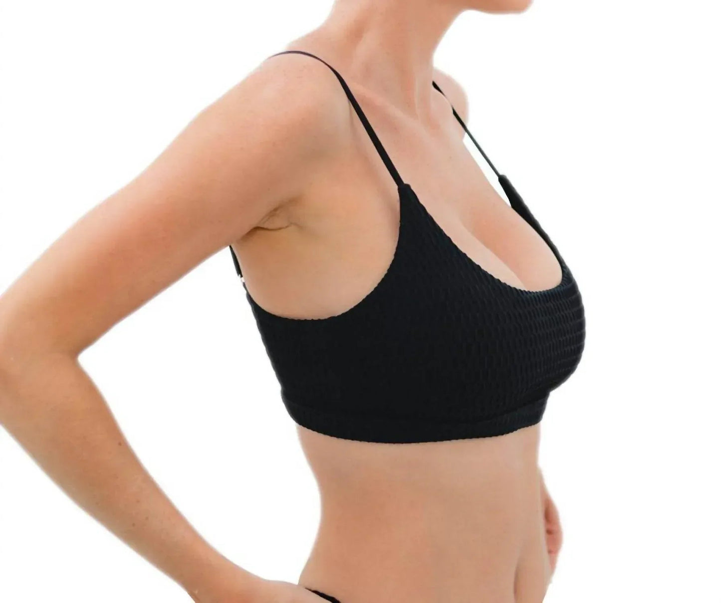 Midnight Surf Bikini Top Retro Surf Chic & Eco Finish