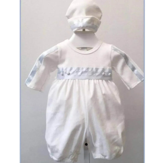 Baby Boys Grayson Romper And Cap Set