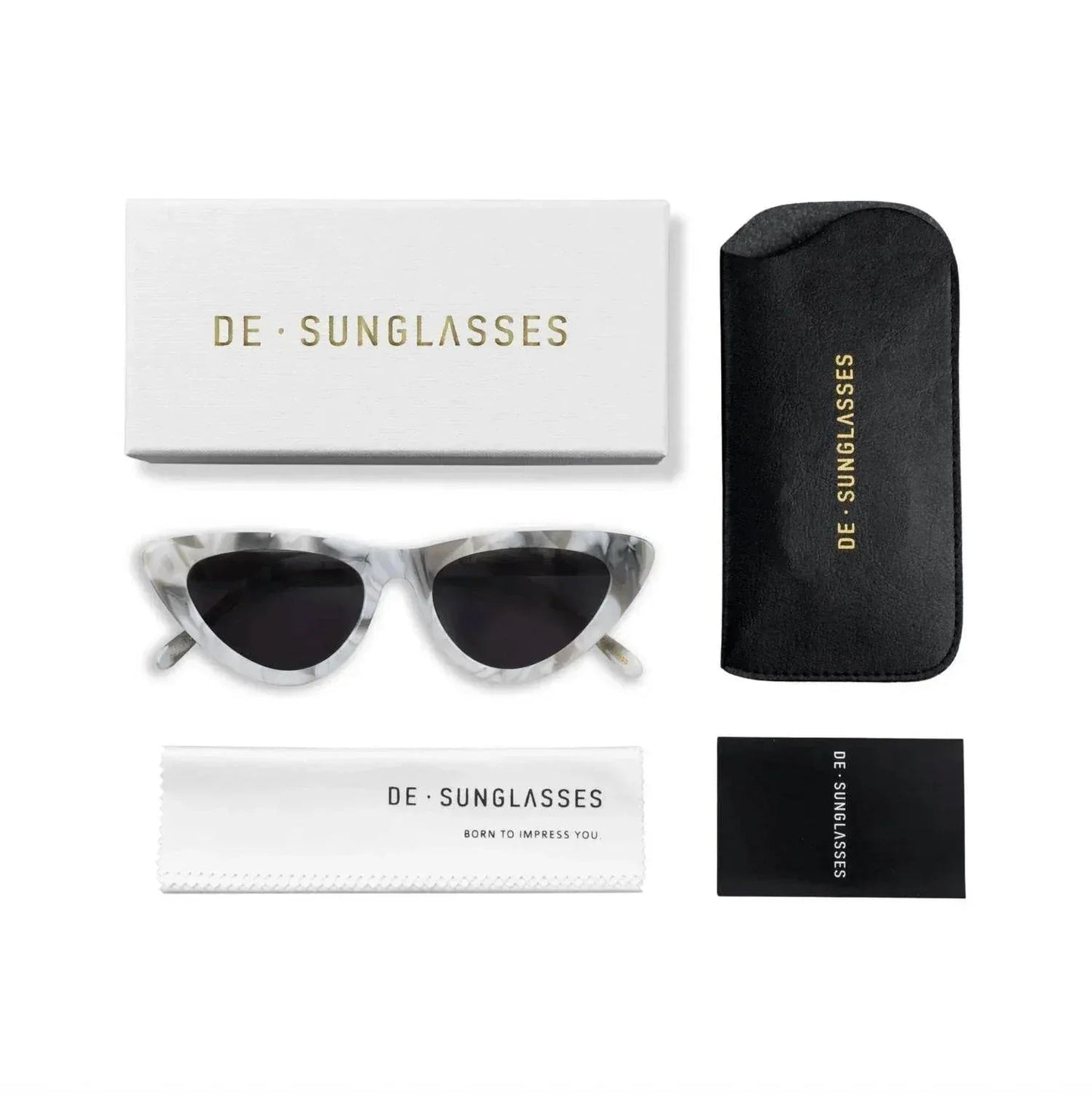 Damen-Sonnenbrille in Katzenaugenform
