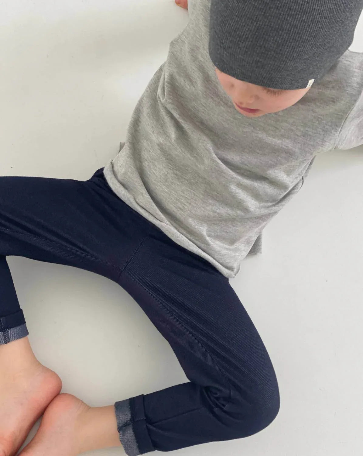 Unisex Denim Straight Leg Pants