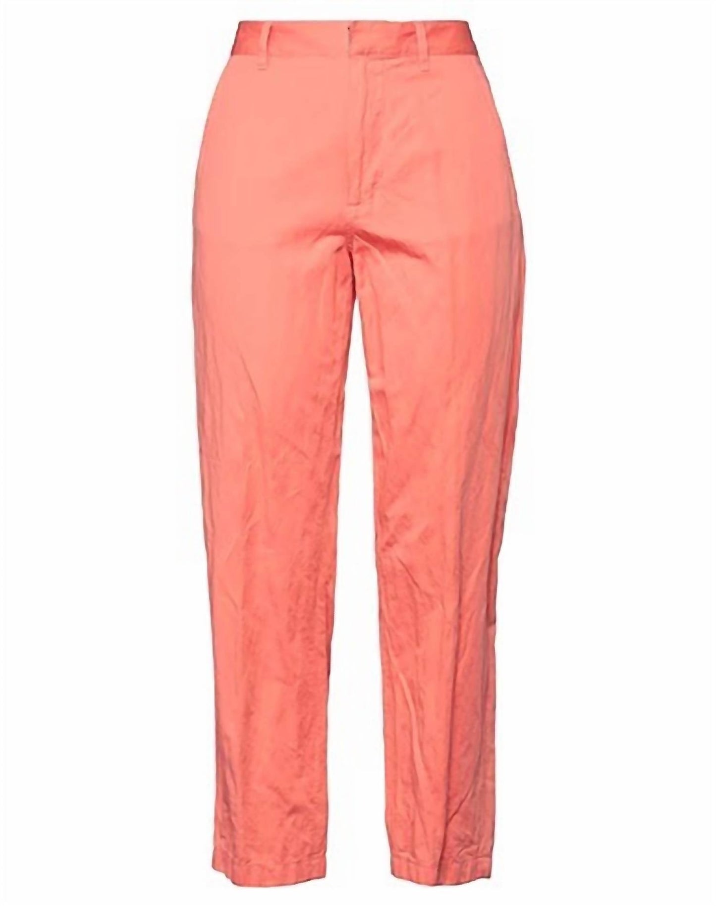 High Waist Cropped Straight Leg Pants