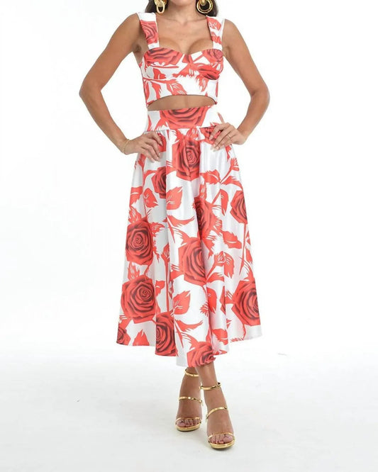 Crimson Blossom Set