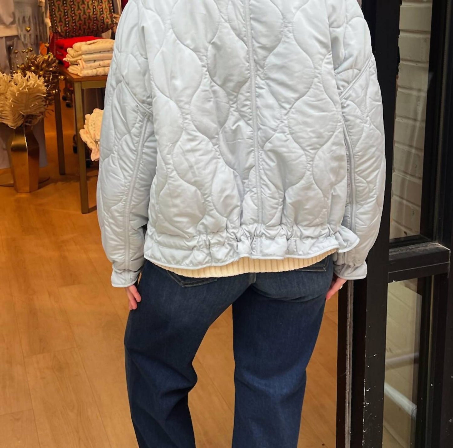 Kara Steppjacke mit Reißverschluss