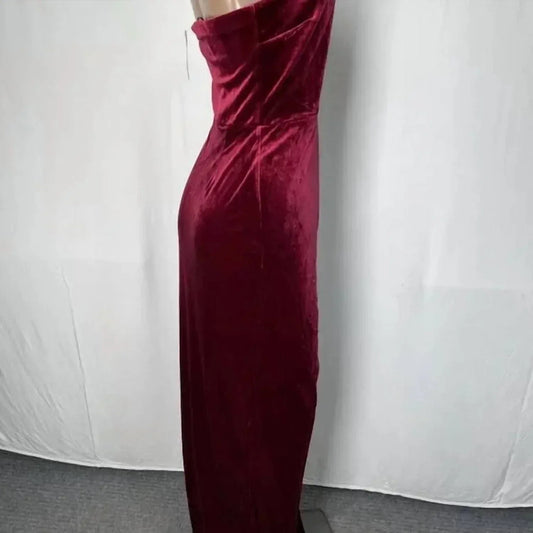 Women's Luella Velvet Strapless Maxi Dress