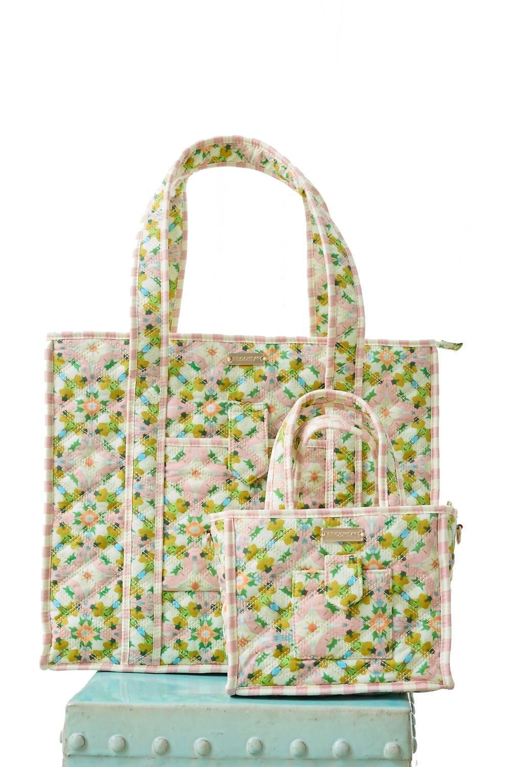 On The Road Quilted Tote