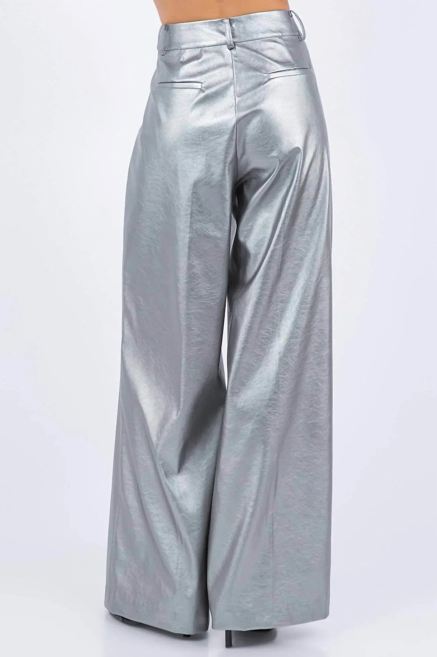 High-Waist-Hose mit weitem Bein
