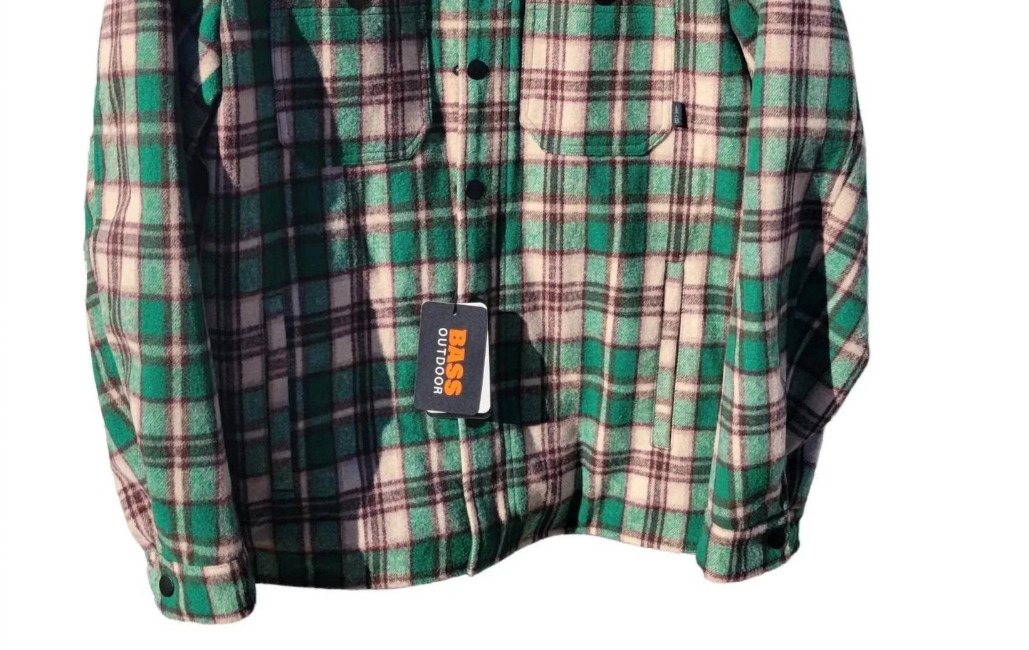 Gefütterte Karo-Jacke