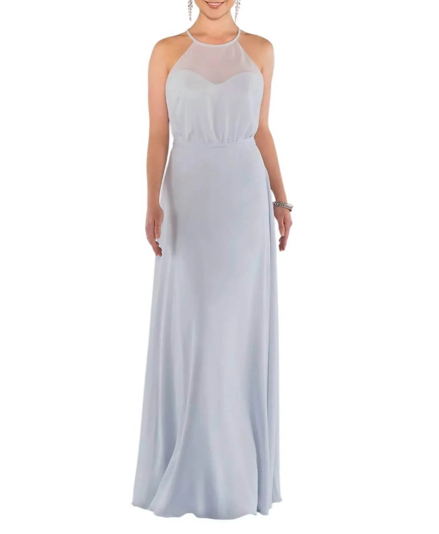 Modern Flowing Bridesmaid Dress