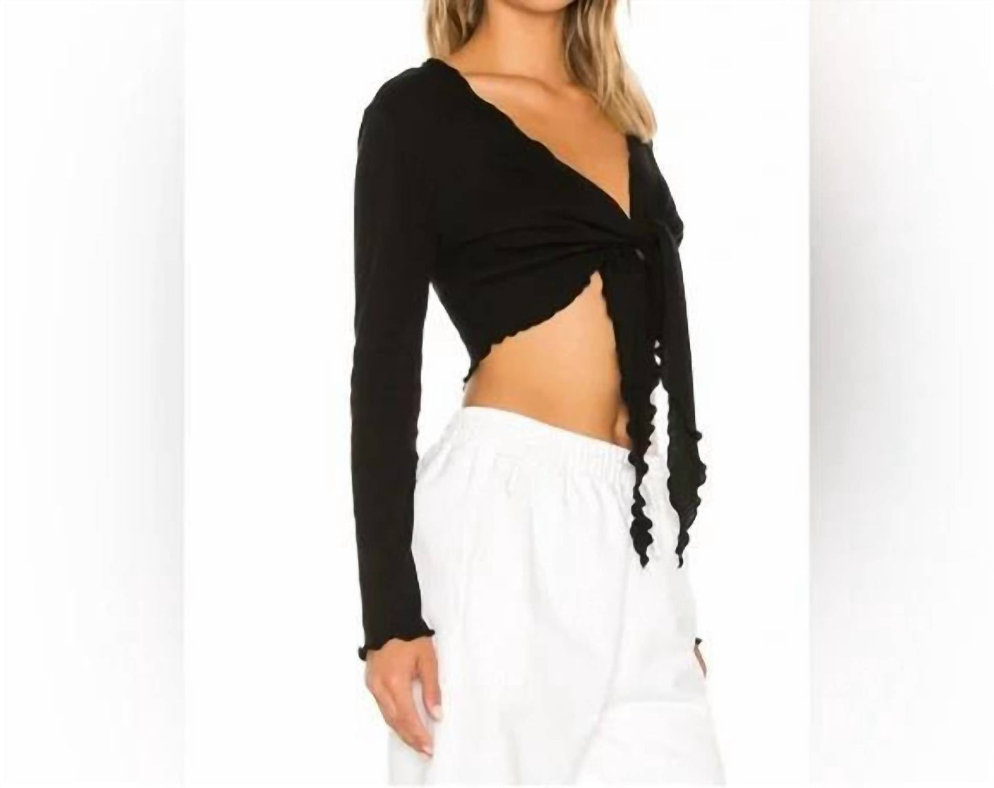 Rüschen-Crop-Top